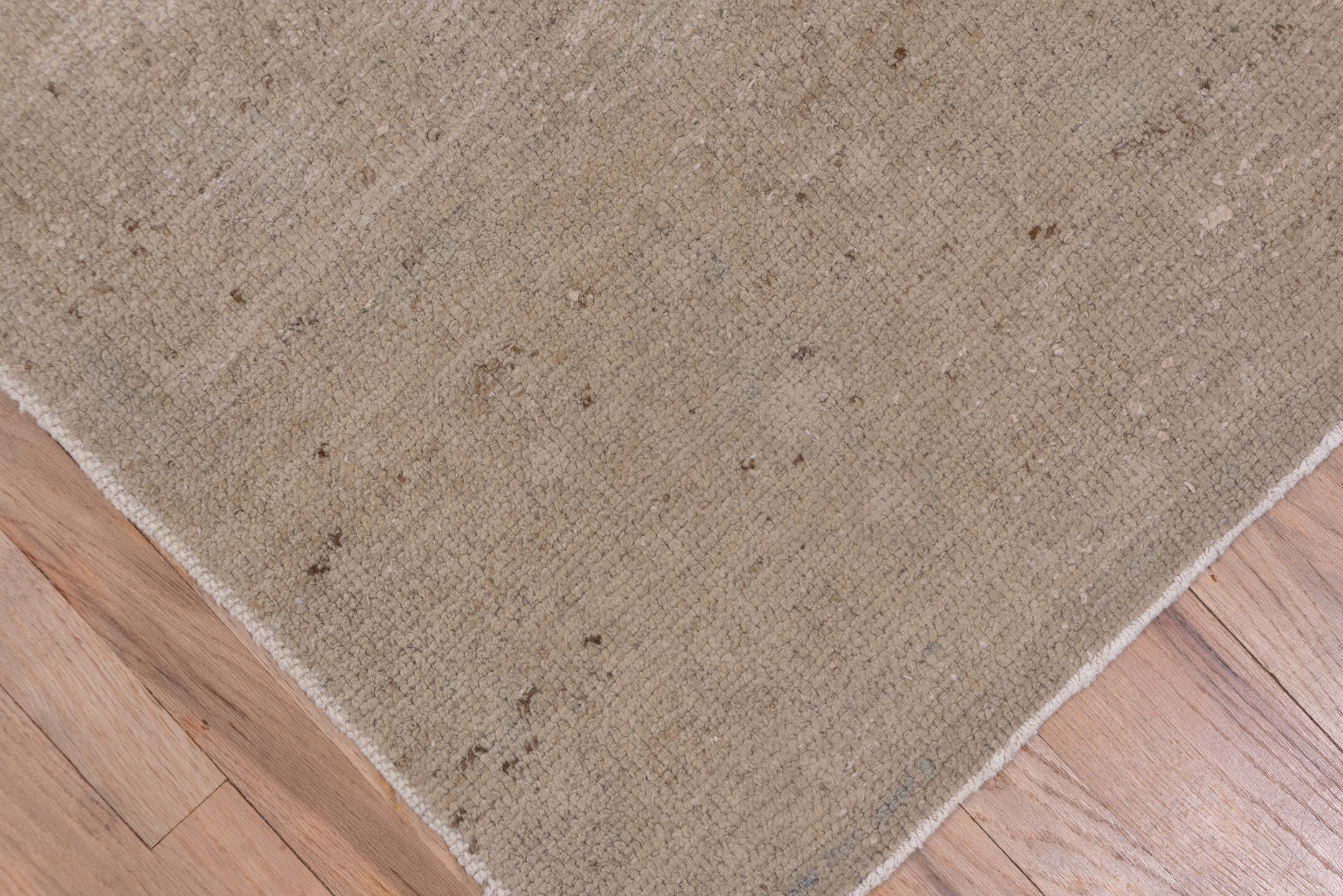 2' x 11' one-of-a-kind handmade vintage Oushak runner rug. Color palette: gray, pink, off-white, light gray, white, snow