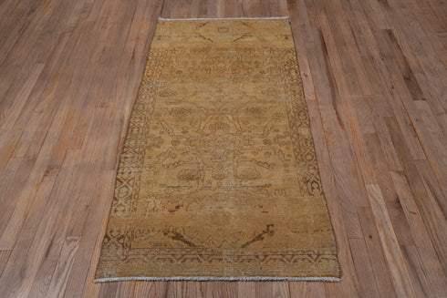Antique Malayer Runner Rug (2' x 6')