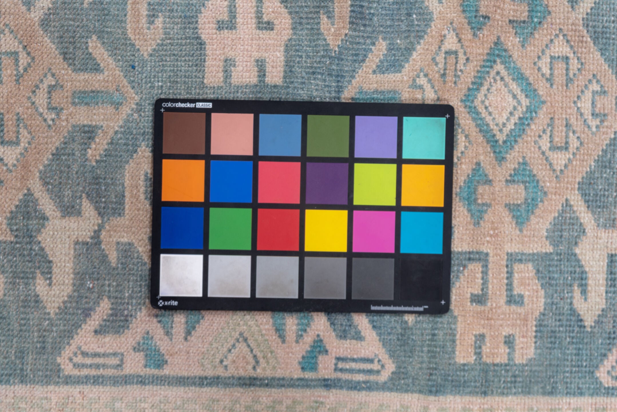 4' x 11' one-of-a-kind handmade vintage Oushak runner rug. Color palette: gray, pink, off-white, light gray, dark gray