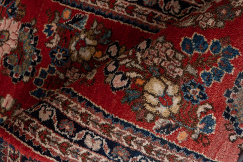 Antique Sarouk Area Rug (2' x 4')