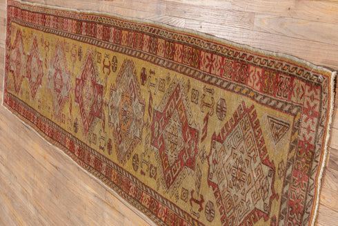 Vintage Oushak Runner Rug (2' x 10')