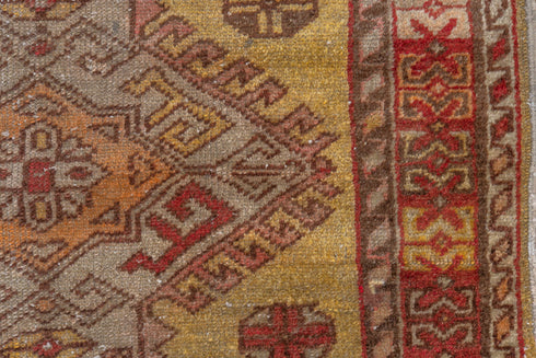 Vintage Oushak Runner Rug (2' x 10')