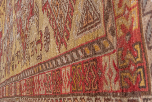 Vintage Oushak Runner Rug (2' x 10')