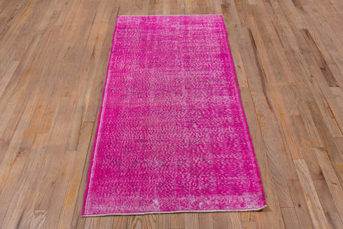 Vintage Overdyed Runner Rug (2' x 6')