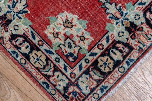Vintage Mahal Runner Rug (2' x 13')