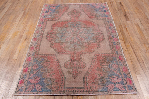 Vintage Oushak Area Rug (4' x 6')