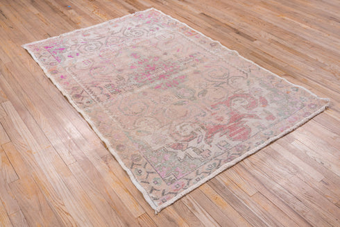 Vintage Oushak Area Rug (4' x 6')