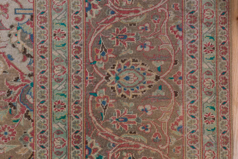 Vintage Kashan Area Rug (9' x 13')