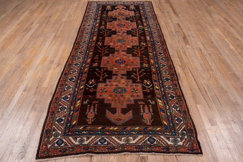 Antique Malayer Runner Rug (4' x 11')