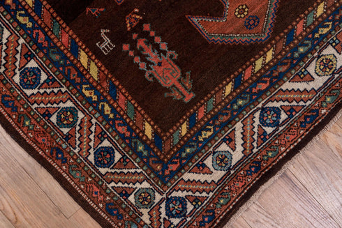 Antique Malayer Runner Rug (4' x 11')