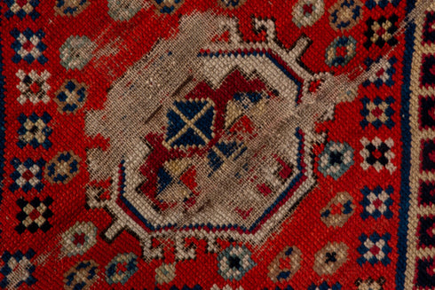Vintage Shirvan Runner Rug (4' x 9')