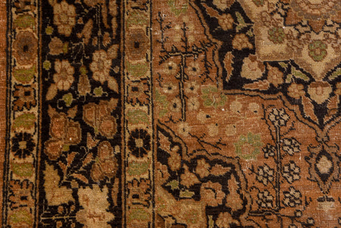 Antique Tabriz Area Rug (4' x 5')
