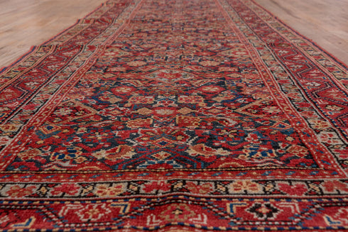 Antique Malayer Runner Rug (3' x 12')