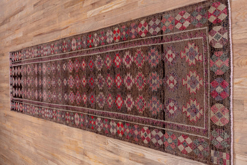 Antique Kars Runner Rug (3' x 12')