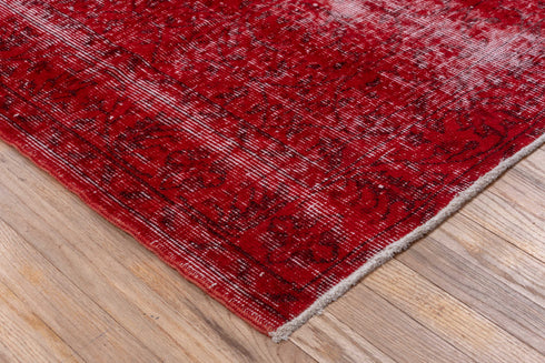 Antique Overdyed Area Rug (4' x 6')