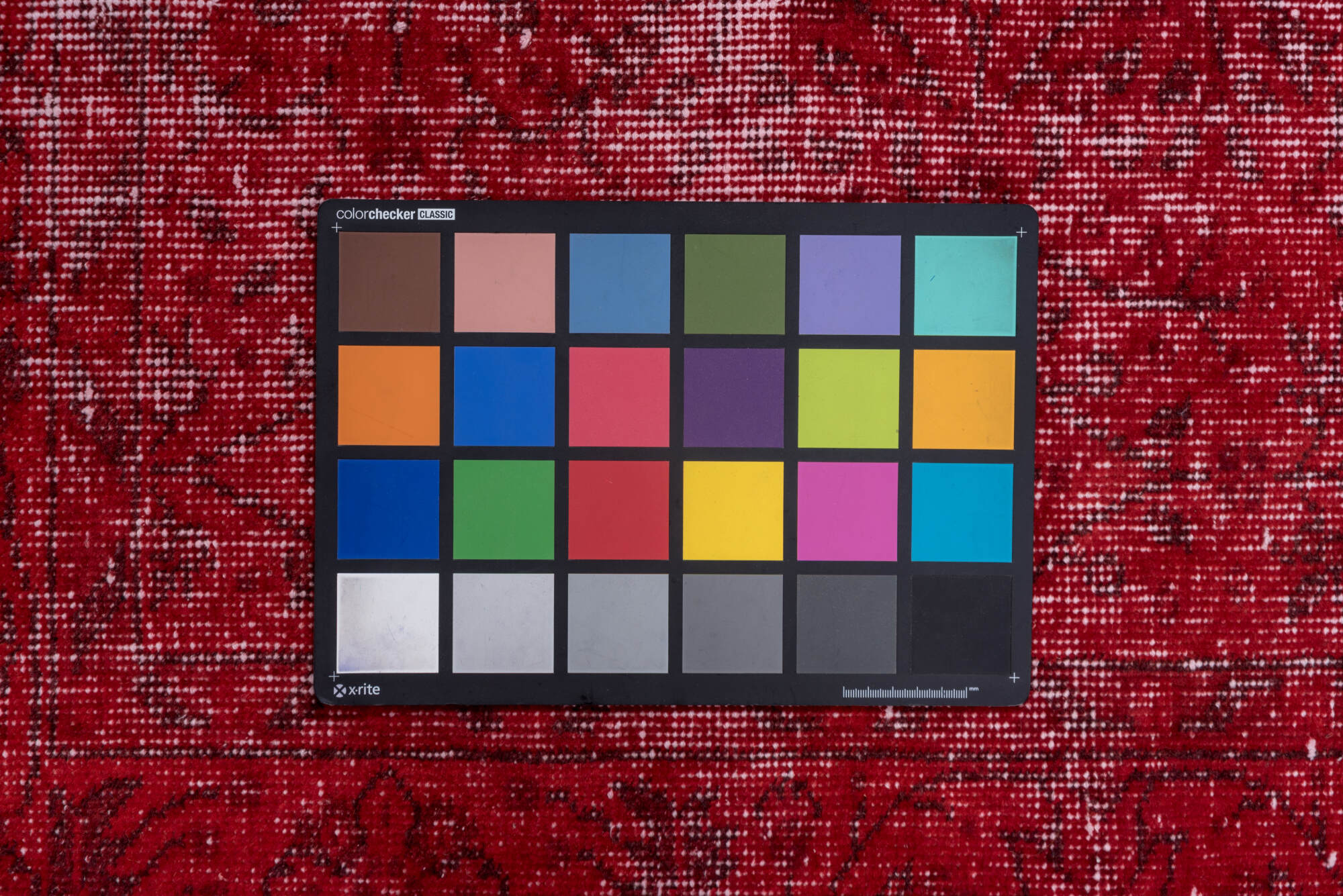 4' x 6' one-of-a-kind handmade vintage Overdyed small size rug. Color palette: brown, burgundy, pink, red, wine