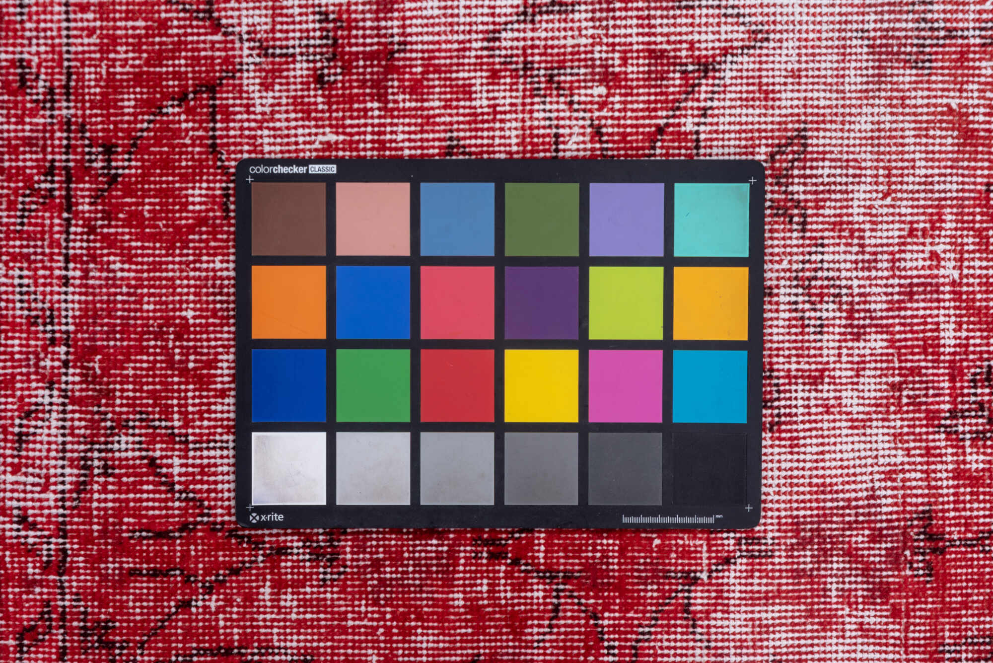 3' x 7' one-of-a-kind handmade vintage Overdyed rug. Color palette: brown, pink, red, wine