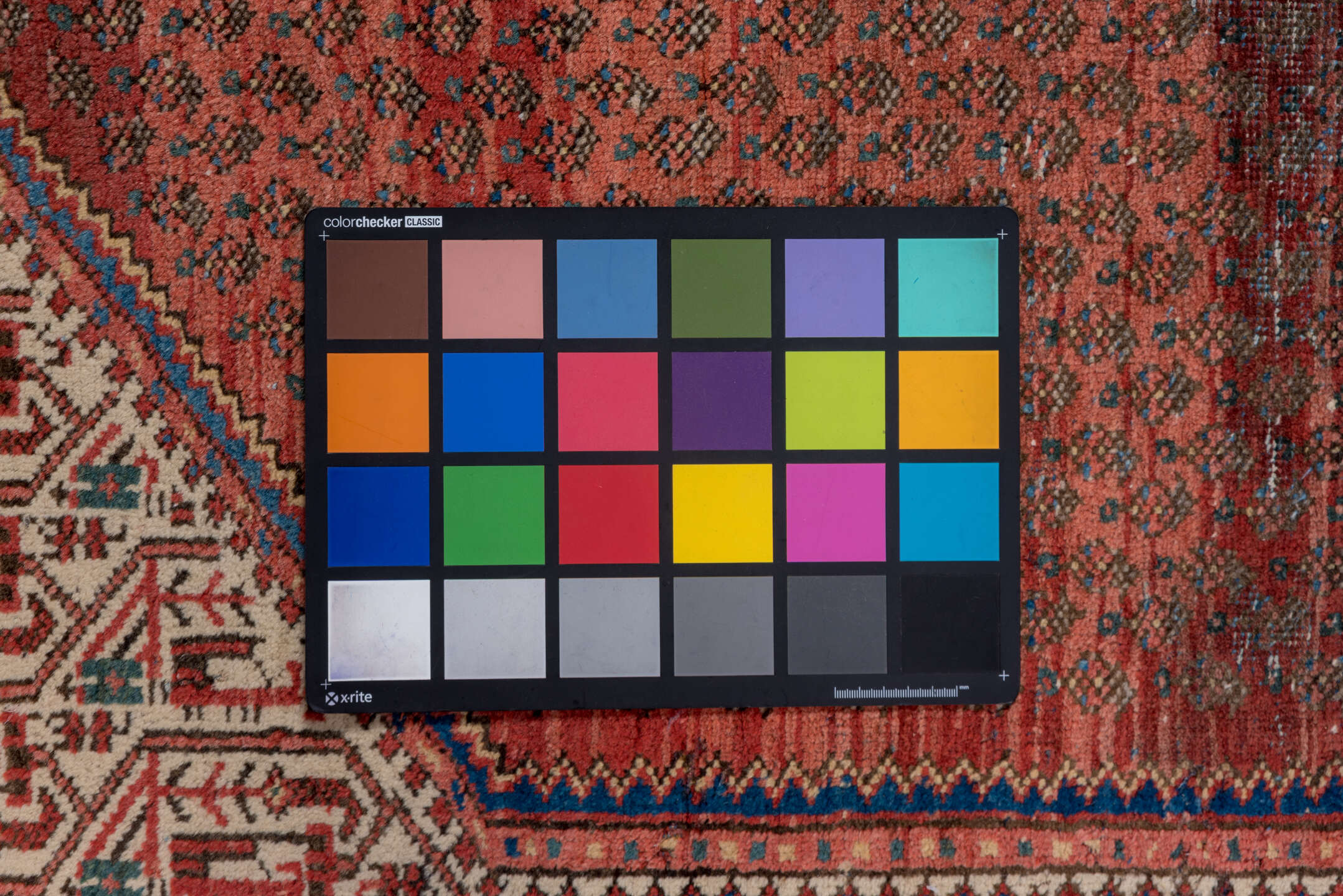 4' x 6' one-of-a-kind handmade vintage Mahal small size rug. Color palette: brown, gray, red, pink, blue, orange, redwood