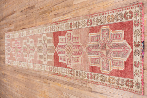 Vintage Oushak Runner Rug (2' x 12')