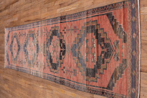 Vintage Oushak Runner Rug (2' x 13')