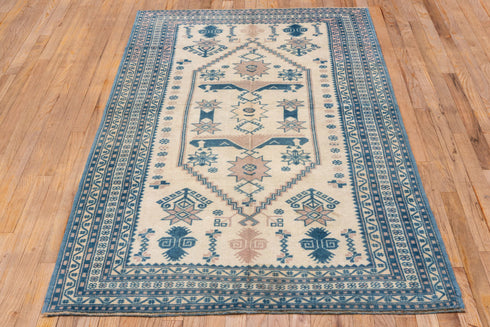 Vintage Oushak Area Rug (3' x 7')