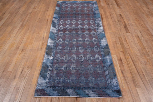 Vintage Overdyed Runner Rug (3' x 8')
