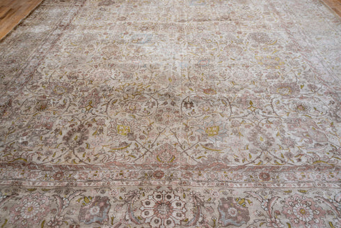 Antique Tabriz Area Rug (13' x 17')