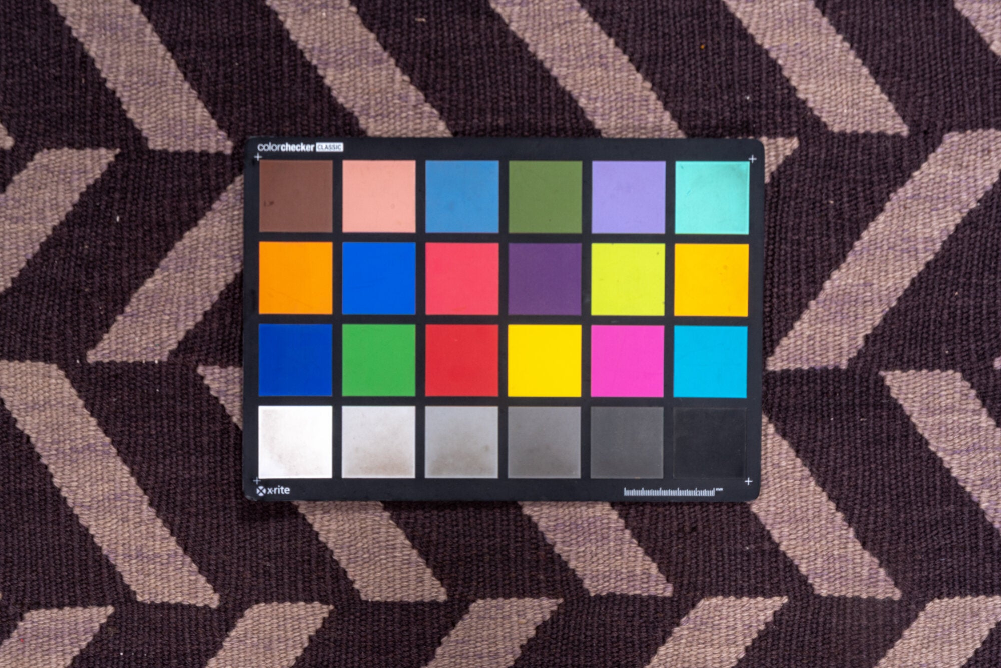 3' x 5' one-of-a-kind handmade vintage Kilim small size rug. Color palette: brown, dark gray, gray, light gray, off-white