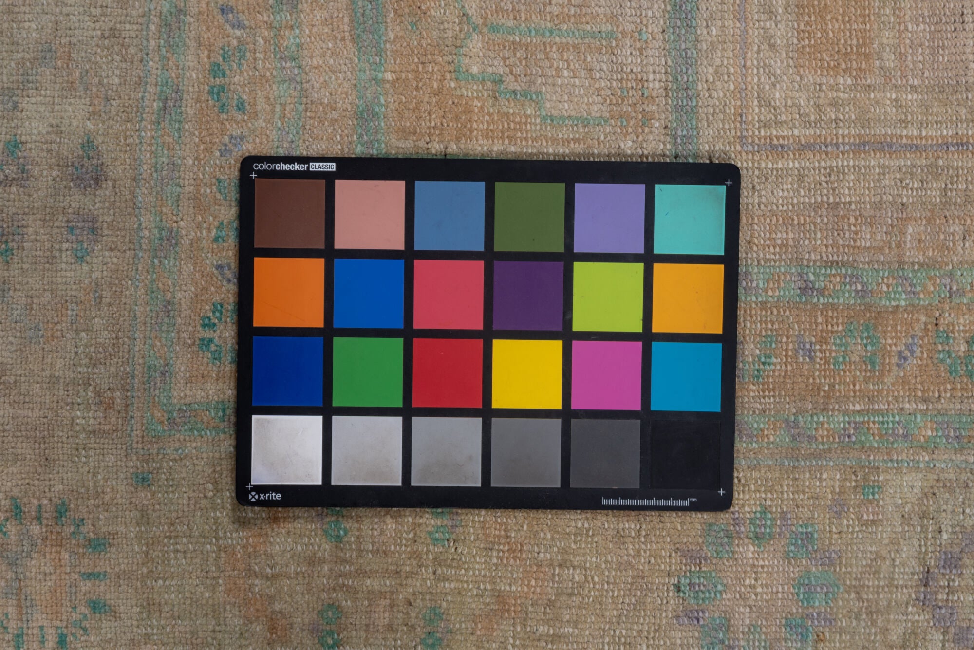 5' x 8' one-of-a-kind handmade vintage Oushak medium size rug. Color palette: brown, gray, light gray, off-white, snow