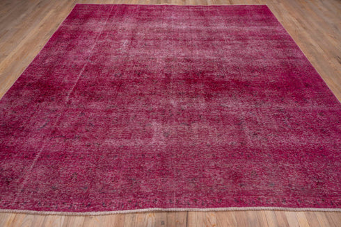 Antique Overdyed Area Rug (9' x 10')