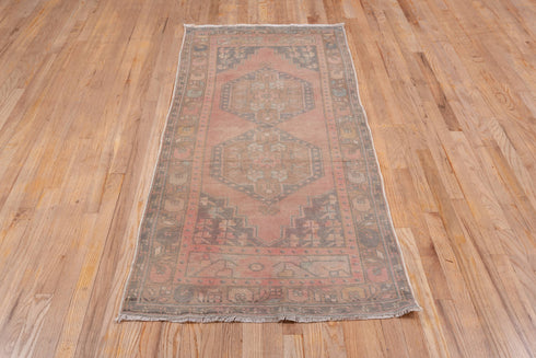 Antique Oushak Runner Rug (2' x 6')