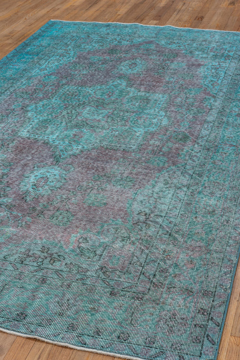 Antique Overdyed Area Rug (5' x 9')