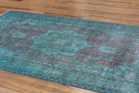Antique Overdyed Area Rug (5' x 9')