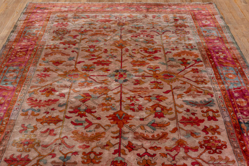 Antique Hooked Area Rug (6' x 10')