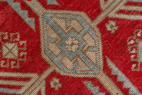 Antique Caucasian Runner Rug (3' x 7')