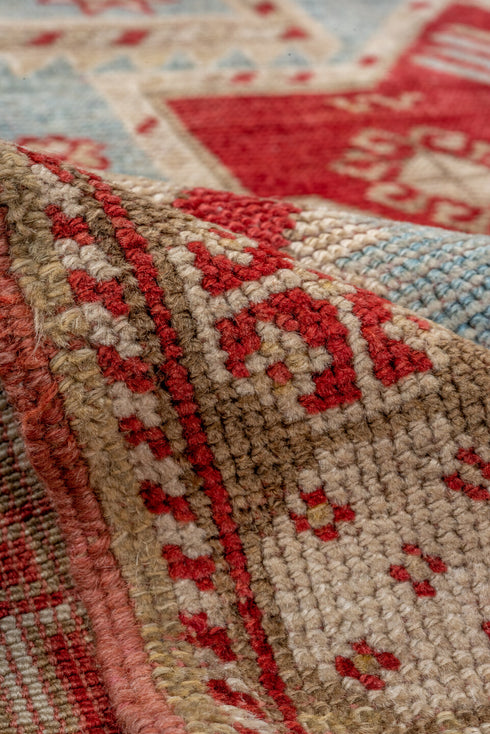 Antique Caucasian Runner Rug (3' x 7')