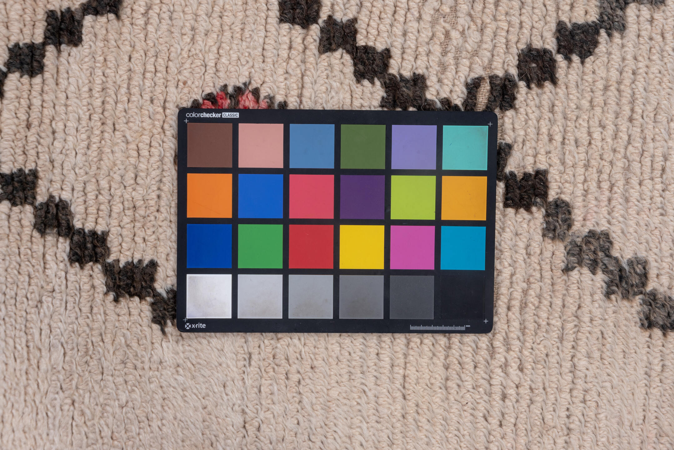 6' x 11' one-of-a-kind handmade vintage Moroccan large size rug. Color palette: gray, brown, red, pink, light gray