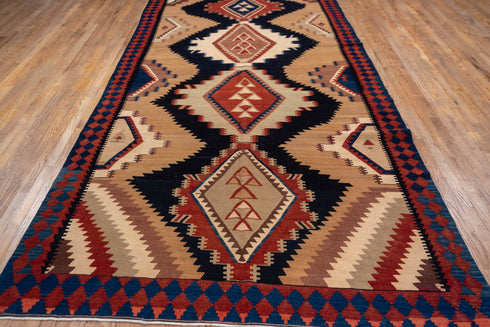 Antique Kilim Area Rug (6' x 15')