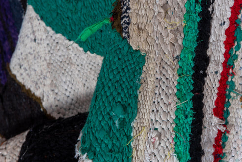 Vintage Rag Rug Area Rug (5' x 8')