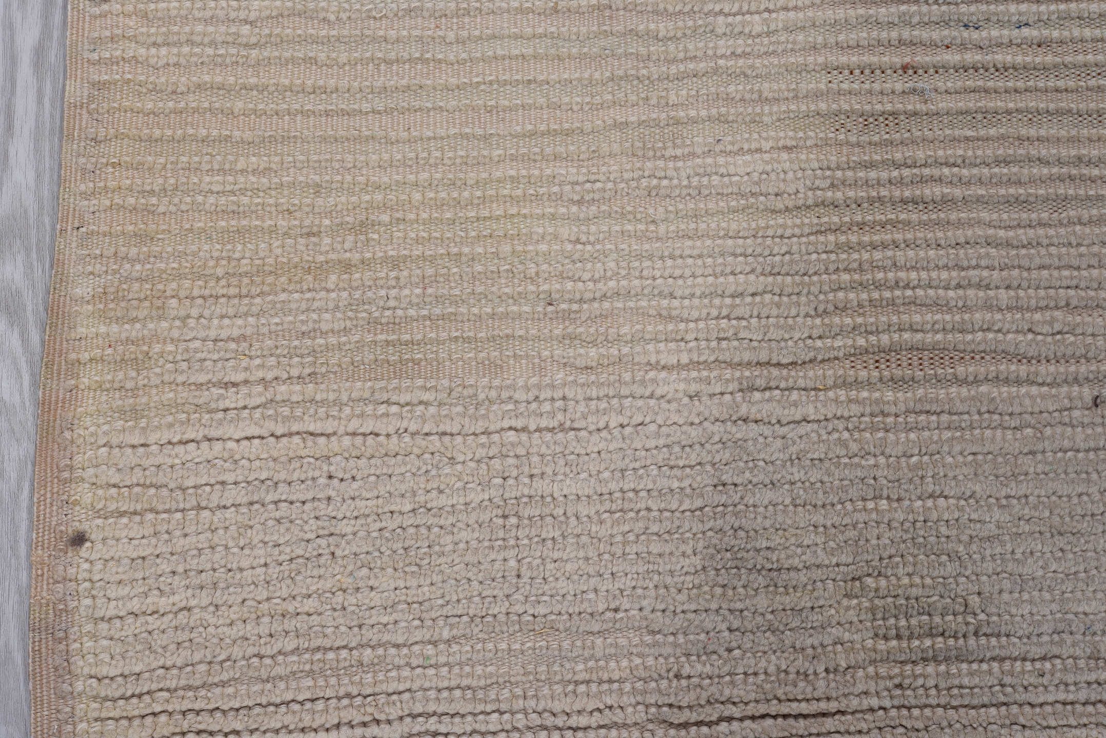 5' x 11' one-of-a-kind handmade vintage Moroccan rug. Color palette: dark gray, dim gray, gainsboro, gray, light gray