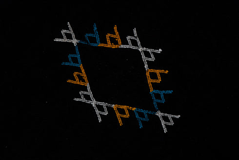 Vintage Cactus Kilim Area Rug (6' x 8')