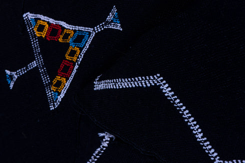 Vintage Cactus Kilim Area Rug (6' x 8')