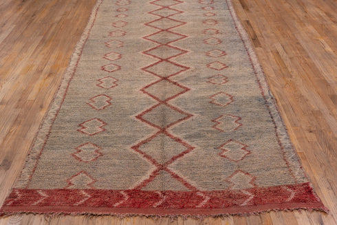 Vintage Moroccan Runner Rug (4' x 14')