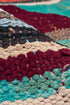 Vintage Rag Rug Area Rug (4' x 5')