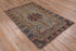 Antique Mohtasham Kashan Area Rug (4' x 6')