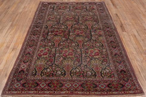 Antique Agra Area Rug (4' x 8')