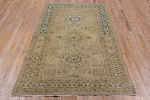Antique Oushak Area Rug (4' x 6')