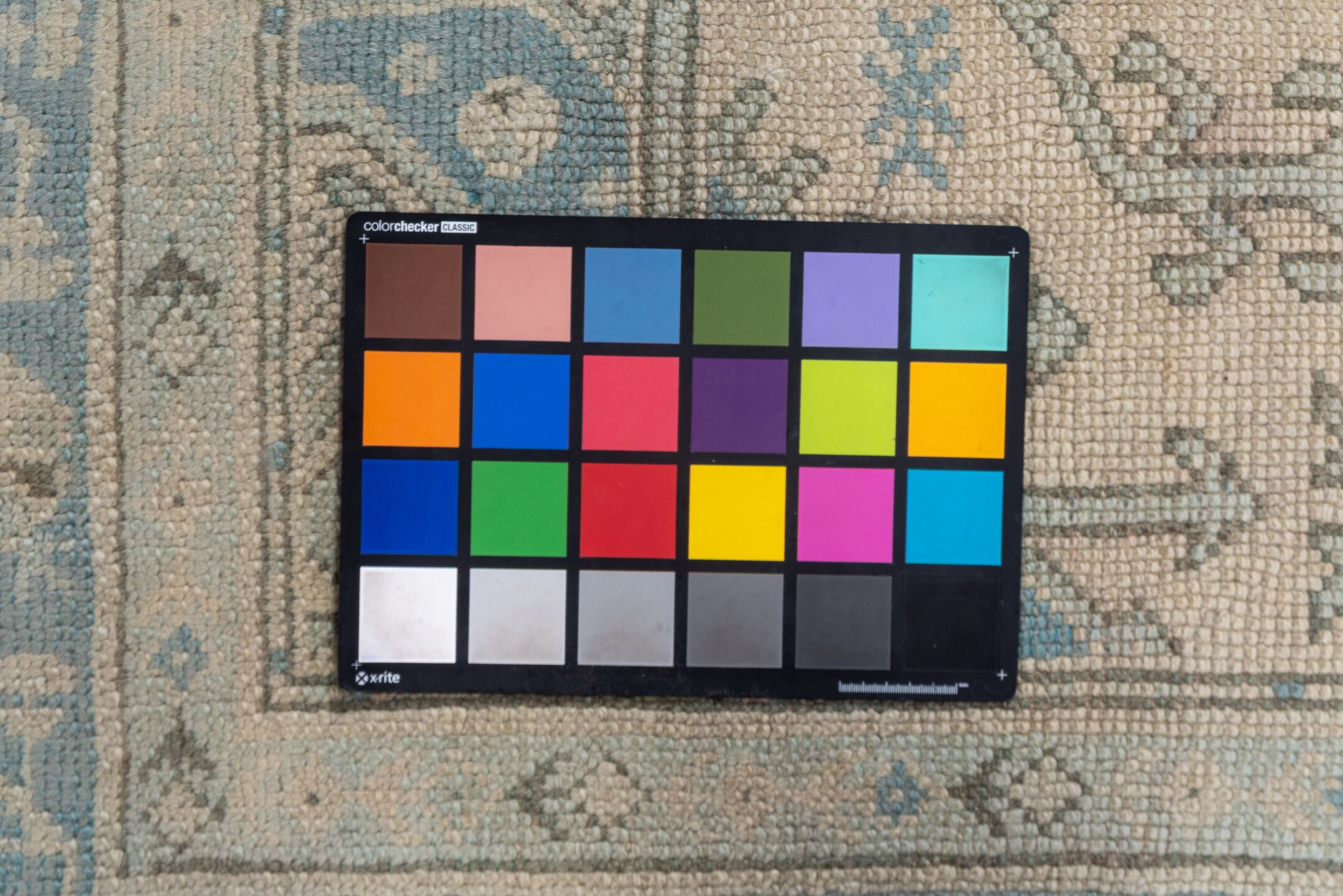 6' x 9' one-of-a-kind handmade vintage Oushak medium size rug. Color palette: gray, light gray, off-white