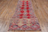Vintage Rag Rug Runner Rug (3' x 9')