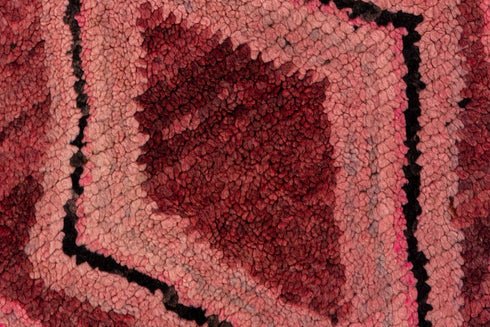 Vintage Rag Rug Runner Rug (2' x 13')